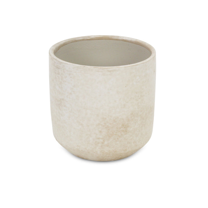 Lavina Mosaic Pattern White Ceramic Pot - Large CHEUNGS