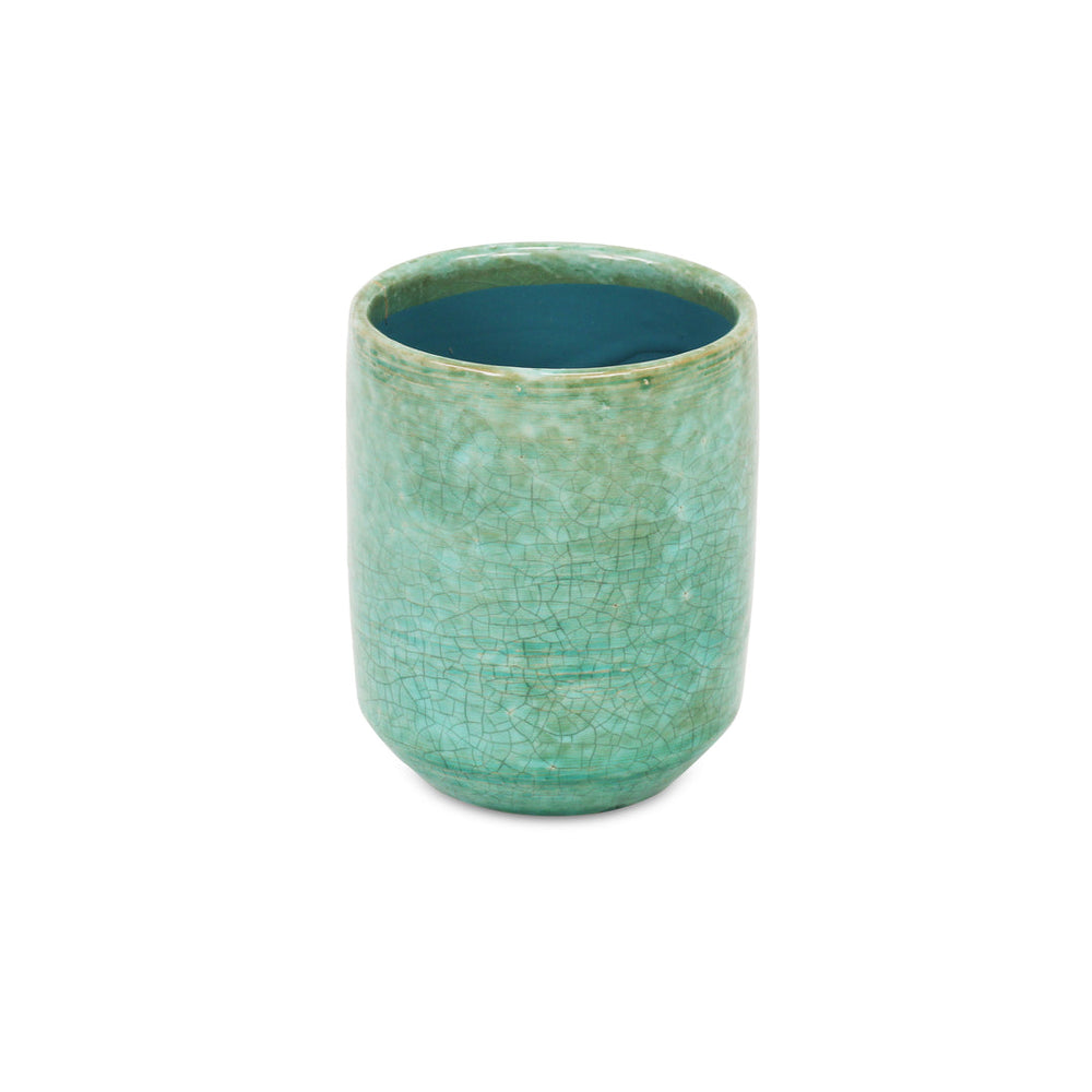 Lavina Mosaic Pattern Green Ceramic Pot - Medium CHEUNGS