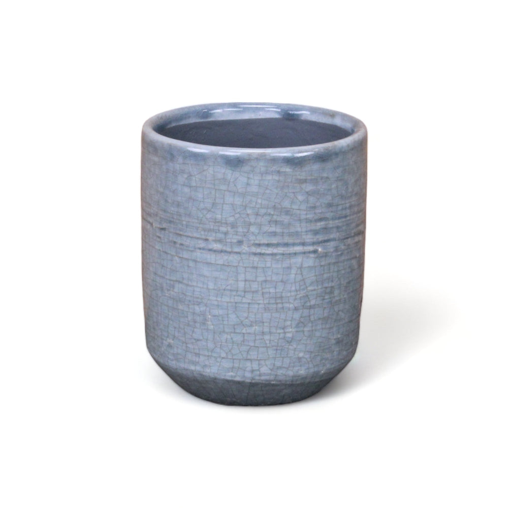 Lavina Mosaic Pattern Gray Ceramic Pot - Medium CHEUNGS