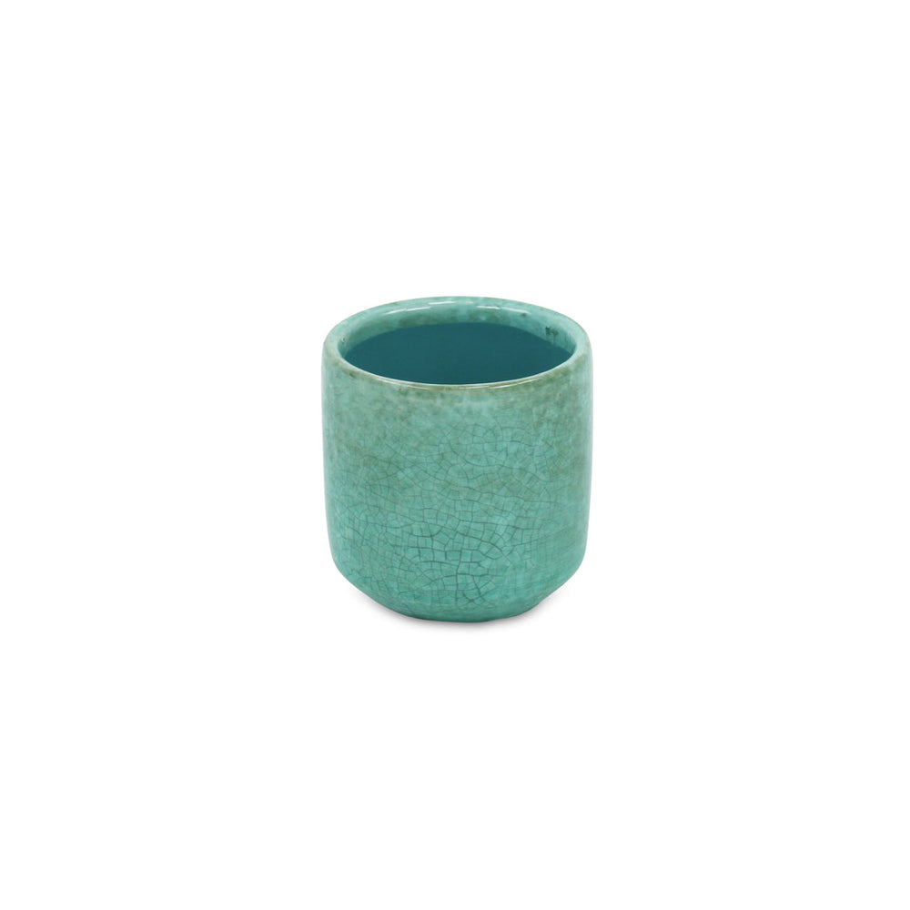 Lavina Mosaic Pattern Green Ceramic Pot - Small CHEUNGS