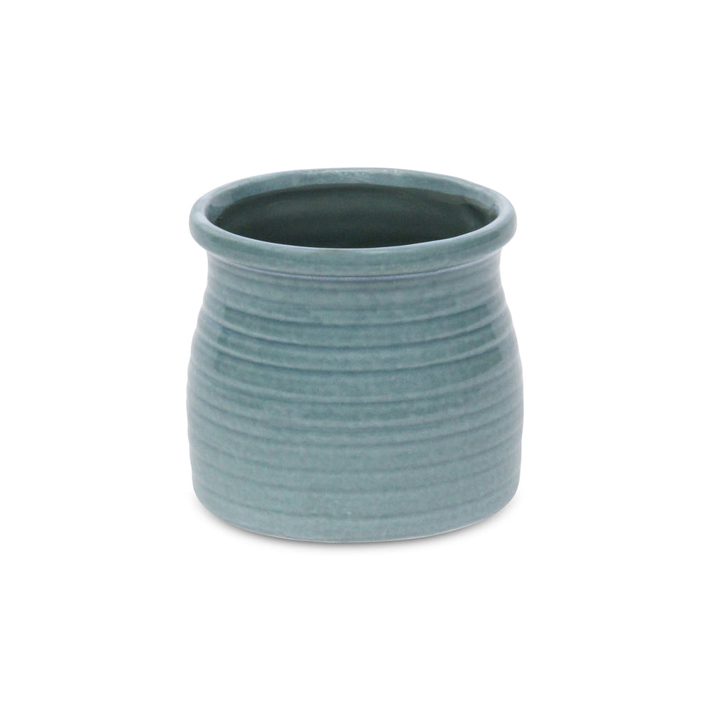 Kifon Green Curved Ceramic Pot - Medium CHEUNGS