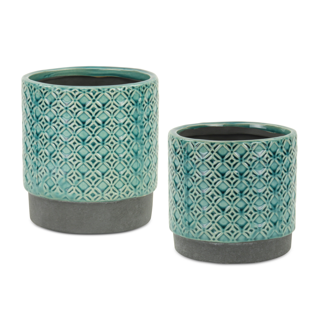 Zajedani Lattice Pot - Turquoise - Large CHEUNGS