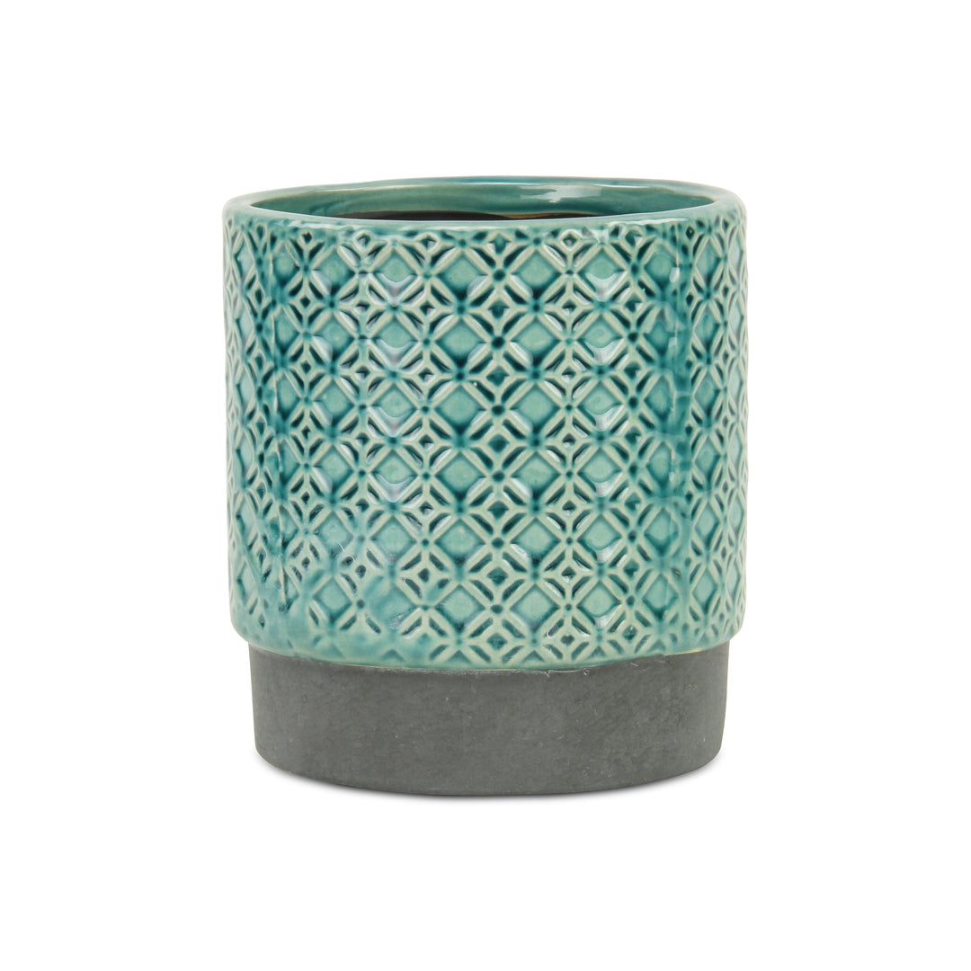 Zajedani Lattice Pot - Turquoise - Large CHEUNGS