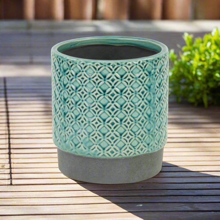 Zajedani Lattice Pot - Turquoise - Large CHEUNGS