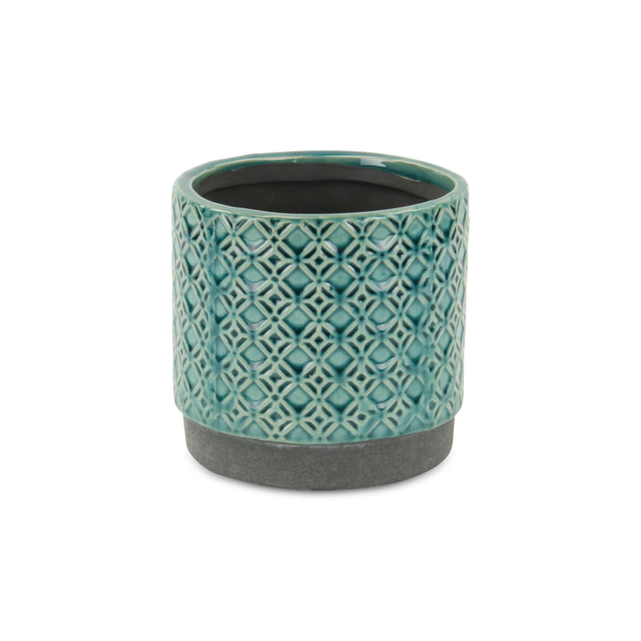 Zajedani Lattice Pot - Turquoise - Small CHEUNGS