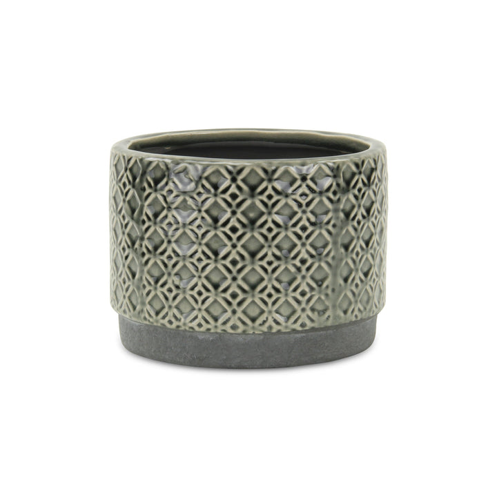 Zajedani Gray Wide Lattice Pot - Large CHEUNGS