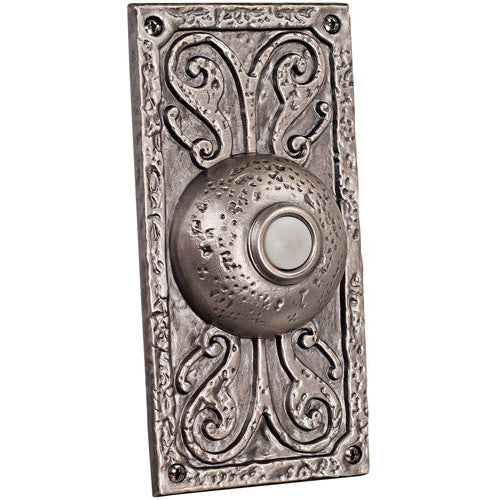 Surface Mount Designer LED Lighted Push Button in Antique Pewter CRAFTMADE