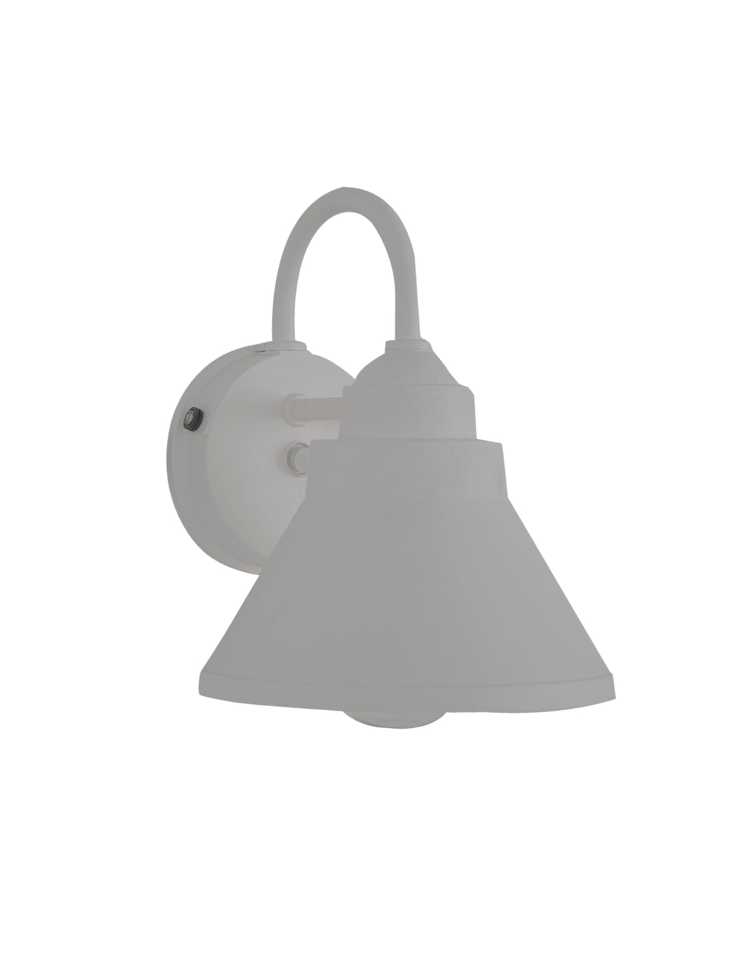 Resilience 1 Light Outdoor Lantern with Motion Sensor in Textured White CRAFTMADE