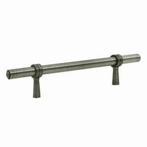 6 1/2 Inch Deltana Solid Brass Adjustable Pull (Antique Nickel Finish) DELTANA