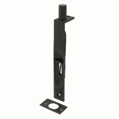 6 Inch Heavy Duty Square Flush Bolt (Oil Rubbed Bronze Finish) DELTANA