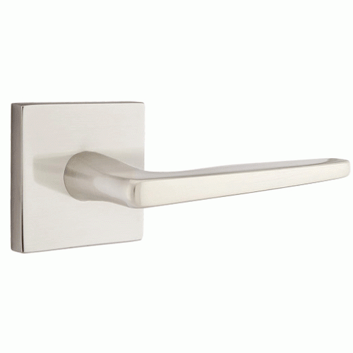 Emtek Hermes Lever With Square Rosette (Several Finish Options) EMTEK