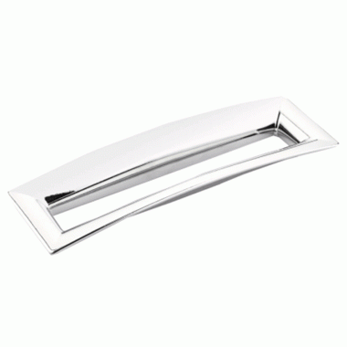 7 Inch (6 1/4 Inch c-c) Finestrino Flared Rectangle Pull (Polished Chrome Finish) SCHAUB