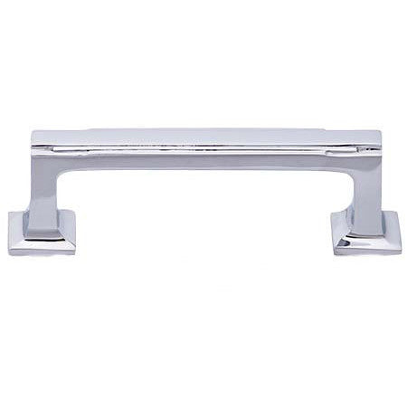 7 Inch Solid Brass Art Deco Skyscraper Pull (Several Finishes Available)