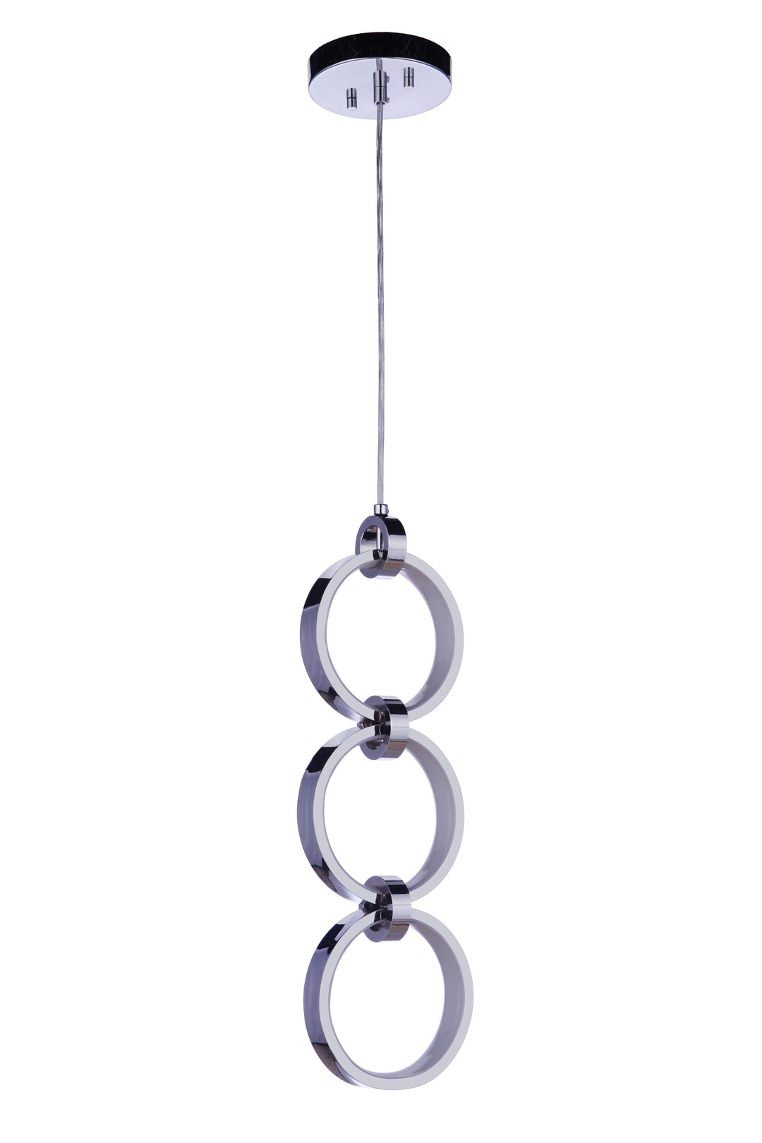 Context 3 Light LED Pendant in Chrome CRAFTMADE