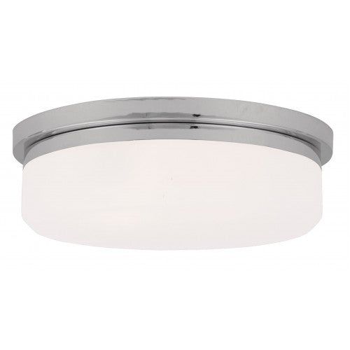 3 Light Polished Chrome Ceiling Mount or Wall Mount Livex