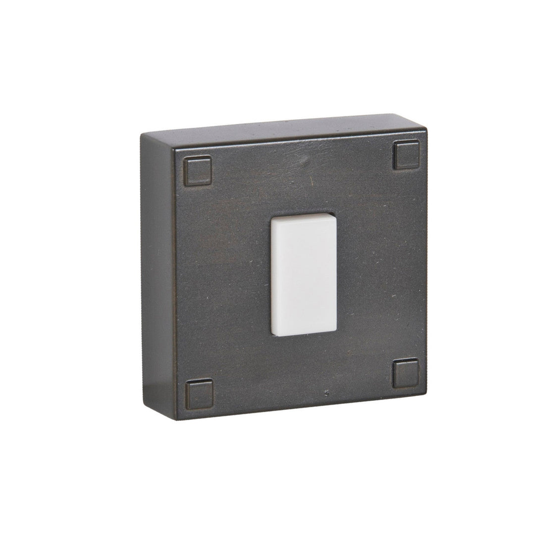 Surface Mount LED Lighted Push Button in Bronze CRAFTMADE