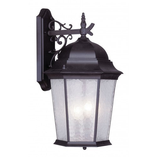 3 Light Bronze Outdoor Wall Lantern Livex