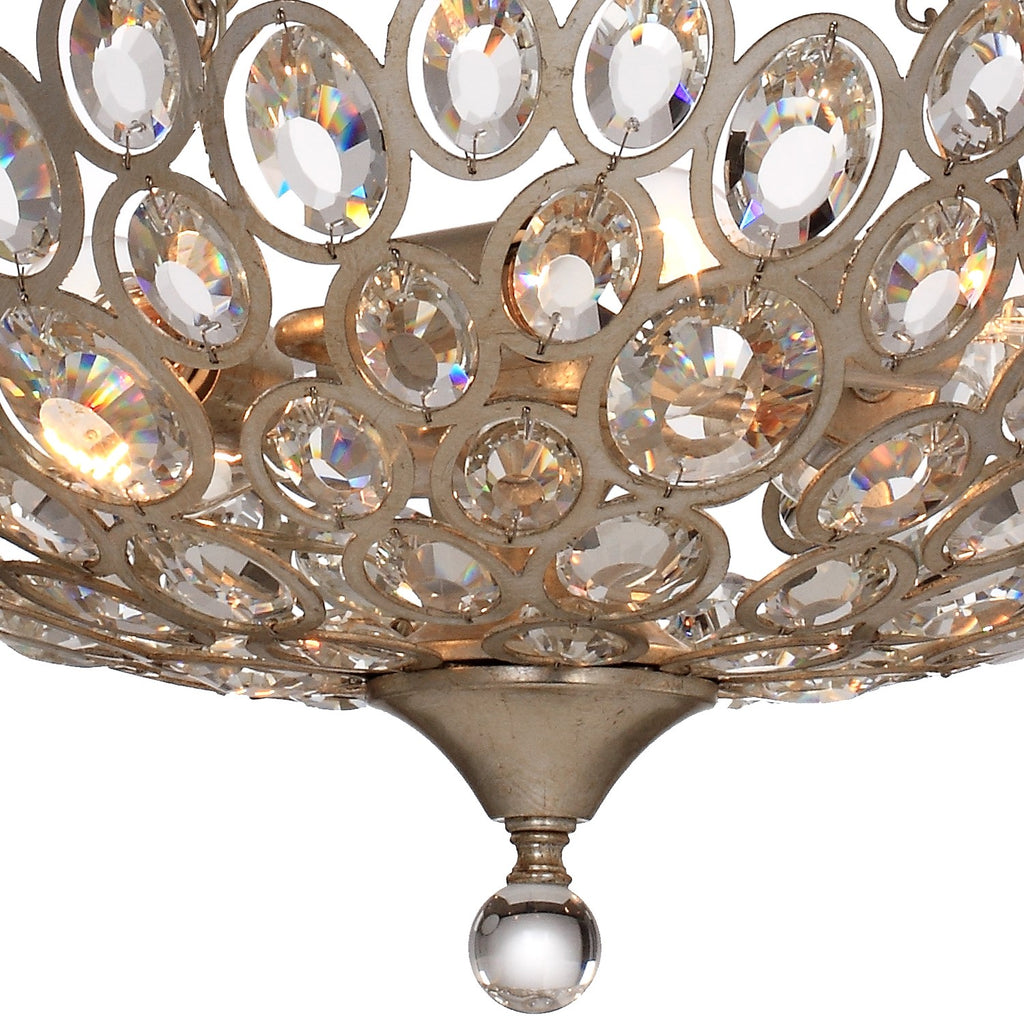 Crystorama Crystorama Sterling 3 Light Distressed Twilight Chandelier