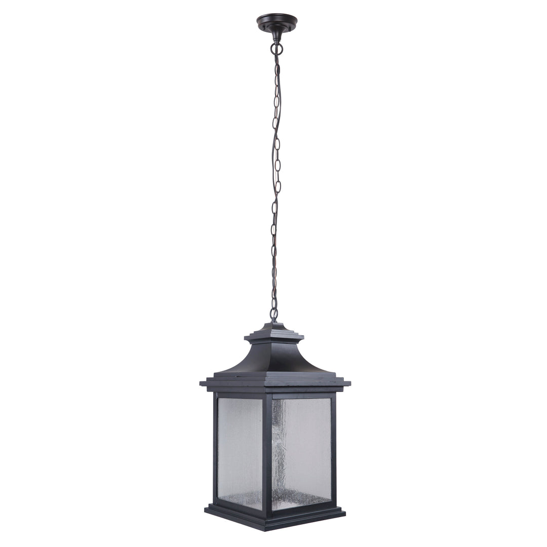 Gentry 1 Light Large Outdoor Pendant in Midnight CRAFTMADE