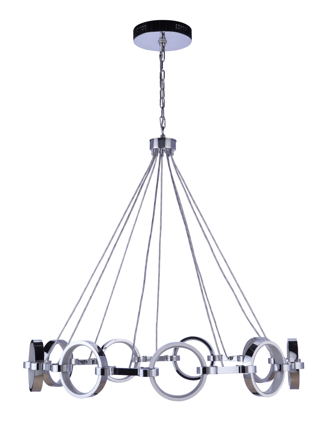 Context 9 Light LED Chandelier in Chrome CRAFTMADE