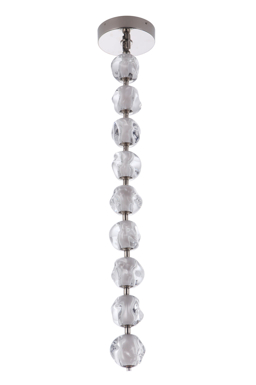 Jackie 9 Light LED Pendant in Polished Nickel CRAFTMADE