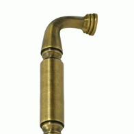 8 Inch Deltana Solid Brass Door Pull (Antique Brass Finish) DELTANA