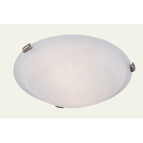 3 Light Brushed Nickel Ceiling Mount Livex