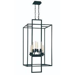 Cubic 8 Light Foyer in Aged Bronze Brushed CRAFTMADE