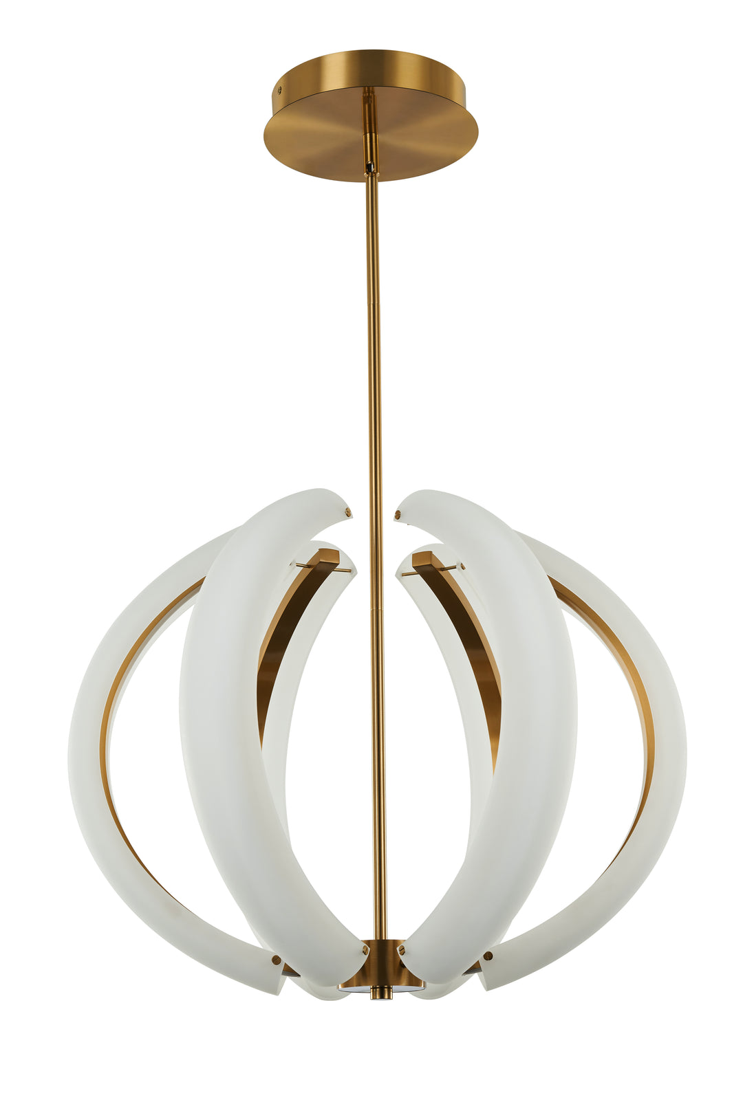 Unwind Small LED Pendant in Satin Brass CRAFTMADE