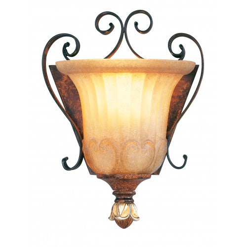 1 Light Verona Bronze Wall Sconce Livex