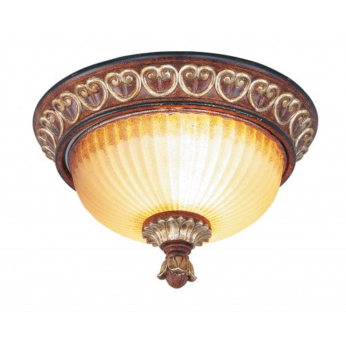 2 Light Verona Bronze Ceiling Mount Livex