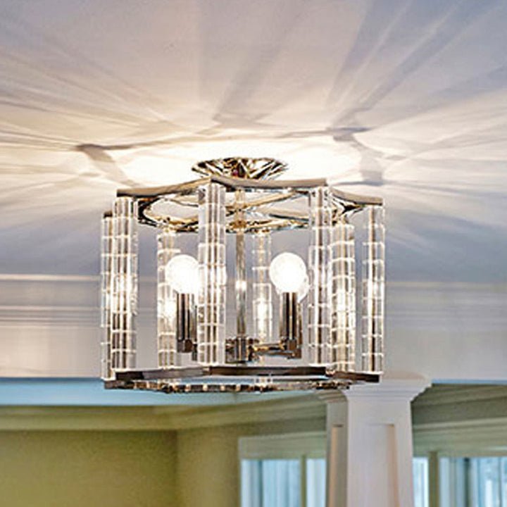 Crystorama Crystorama Carson 4 Light Polished Nickel Mini Chandelier