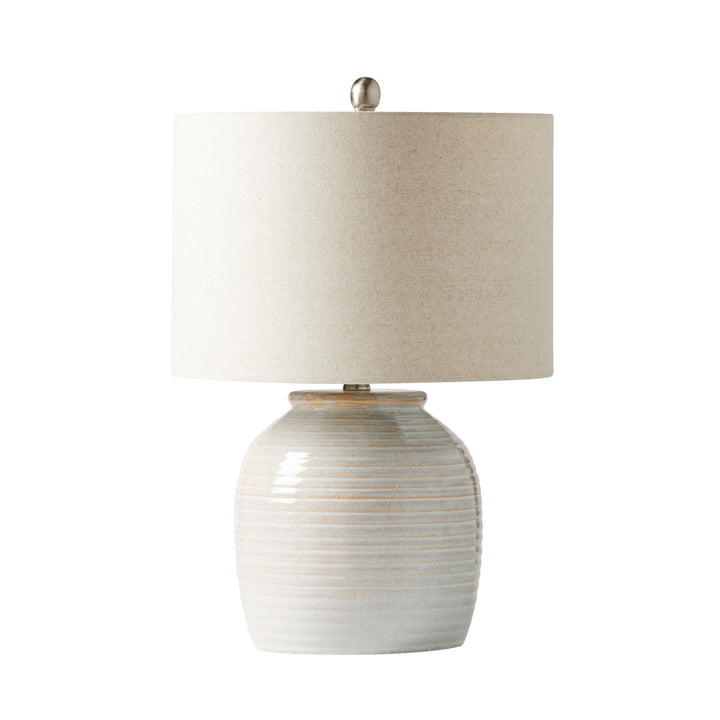 Elegant 21-Inch Single Light Table Lamp with White Ceramic Base CRAFTMADE