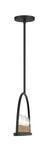 Crystorama Crystorama Abbott 8 Light Black Linear Chandelier