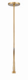 Crystorama Crystorama Abbott 8 Light Vibrant Gold Linear Chandelier