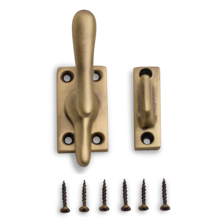 2 1/2 Inch Cabinet Latch with Handle (Several Finishes Available) COPPER MOUNTAIN HARDWARE