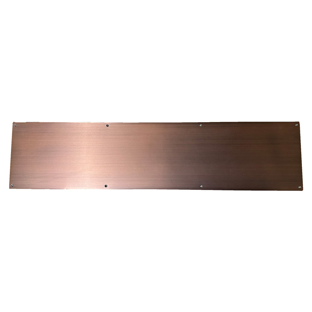 8 Inch x 34 Inch Stainless Steel Kick Plate (Antique Copper Finish) COPPER MOUNTAIN HARDWARE