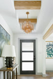 Crystorama Crystorama Addis 4 Light Aged Brass Chandelier