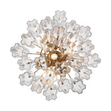 Crystorama Crystorama Addis 4 Light Aged Brass Chandelier