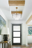 Crystorama Crystorama Addis 4 Light Aged Brass Chandelier