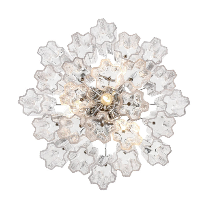 Addis 4 Light Polished Chrome Semi Flush Mount Crystorama
