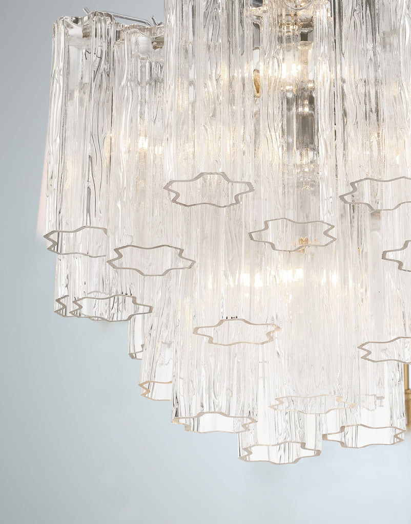 Addis 4 Light Polished Chrome Semi Flush Mount Crystorama