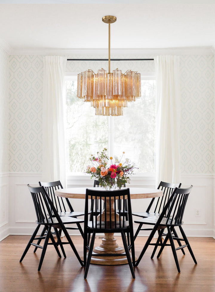 Crystorama Crystorama Addis 9 Light Aged Brass Chandelier