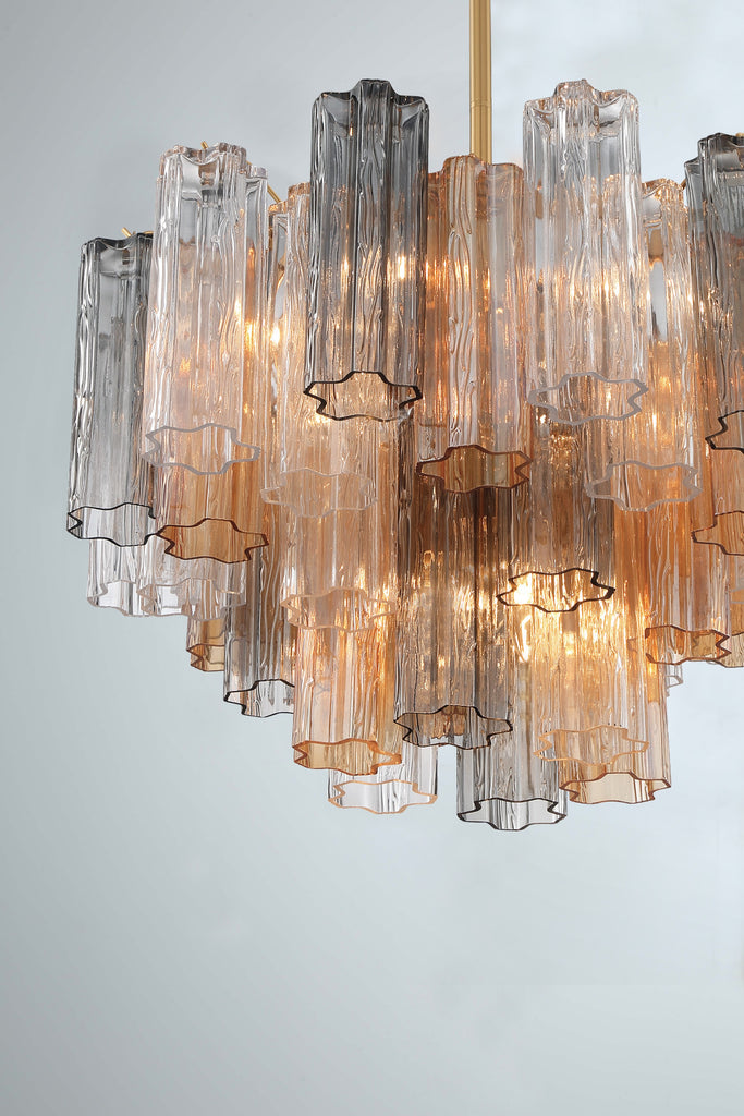 Crystorama Crystorama Addis 9 Light Aged Brass Chandelier