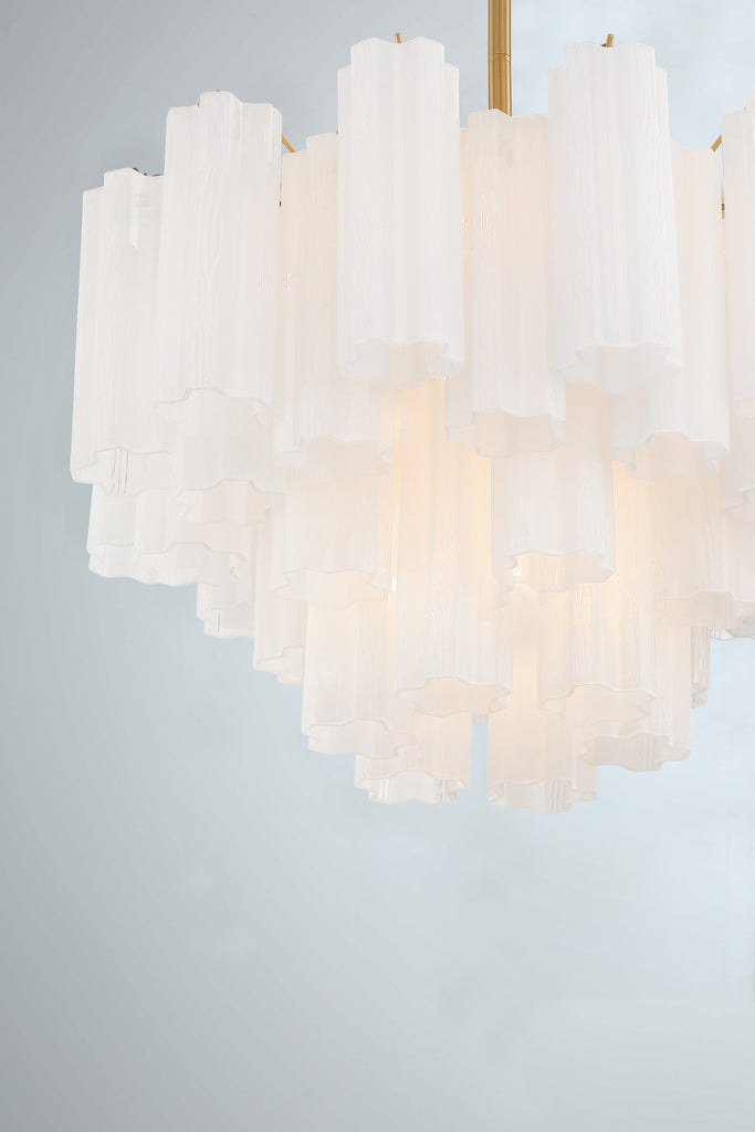 Crystorama Crystorama Addis 9 Light Aged Brass Chandelier