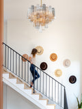 Crystorama Crystorama Addis 12 Light Aged Brass Chandelier