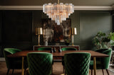Crystorama Crystorama Addis 16 Light Aged Brass Chandelier