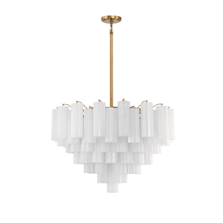 Crystorama Crystorama Addis 16 Light Aged Brass Chandelier