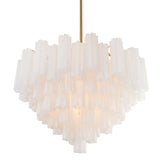 Crystorama Crystorama Addis 16 Light Aged Brass Chandelier