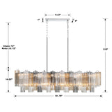 Crystorama Crystorama Addis 14 Light Polished Chrome Chandelier